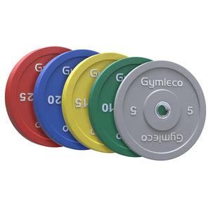 Gymleco Rubber Coloured Weight Plates (KG Increments)