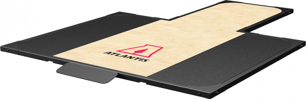 Atlantis Platform With Hardwood Surface (C511 & RS611) - Model B7254