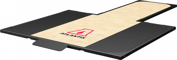 Atlantis Platform With Hardwood Surface (C513 & RS613) - Model B7272