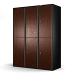 Gym Locker, 6 N-shaped doors