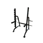 squat ställning för hemmagym