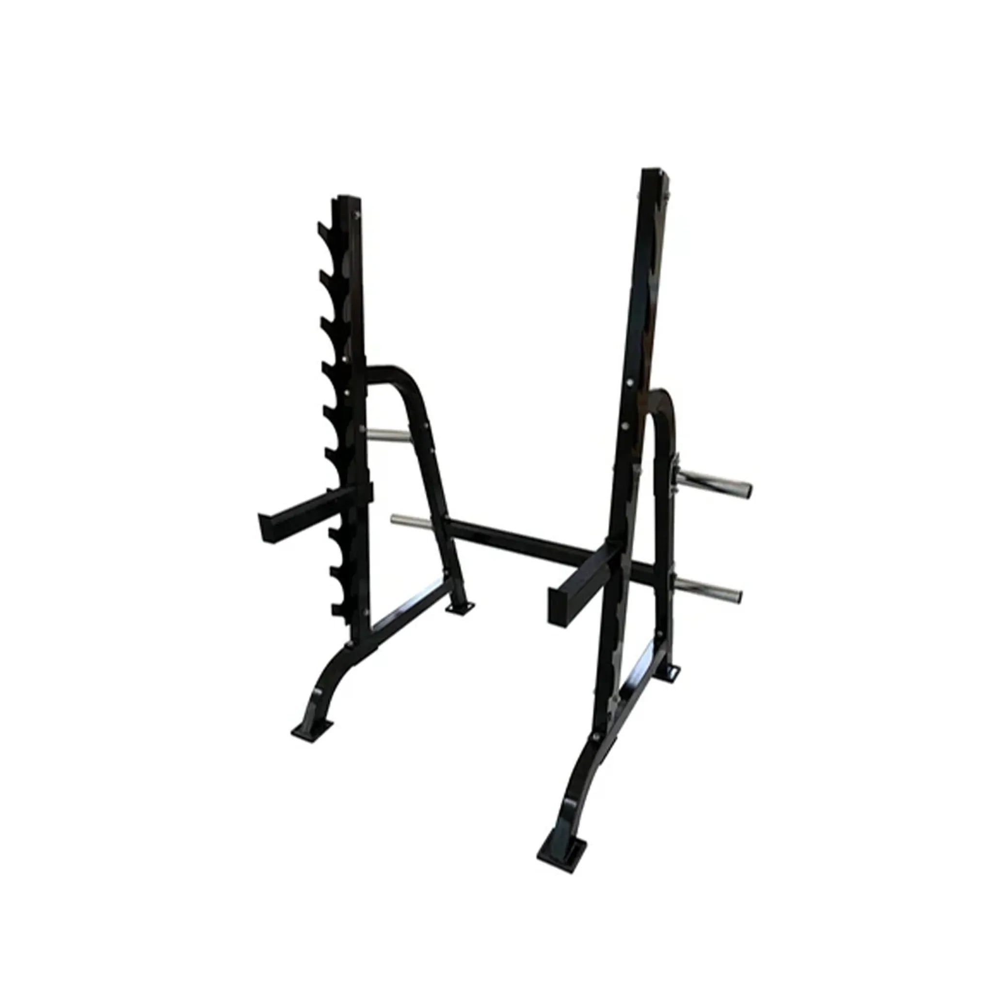 squat ställning för hemmagym
