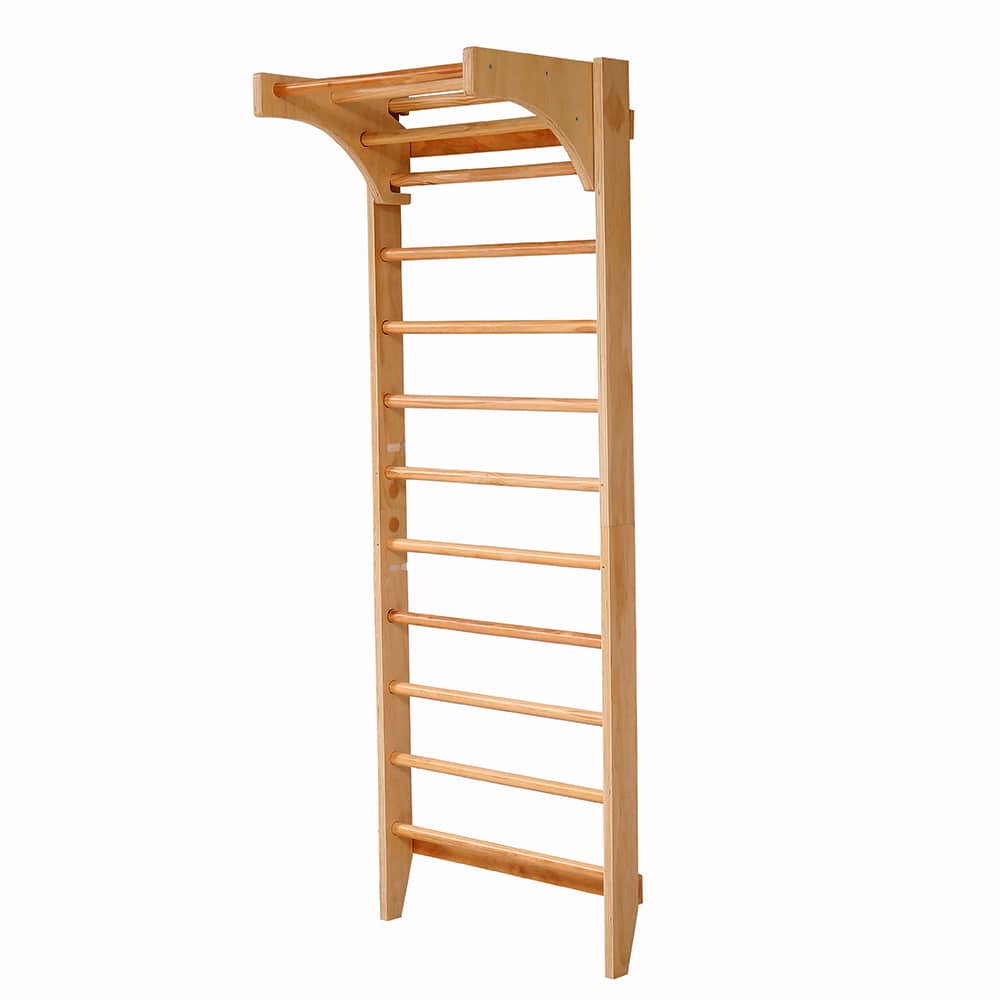 Gymleco Wooden Wall Bars with Chins Rack