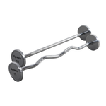 Fixed Barbells in Chrome