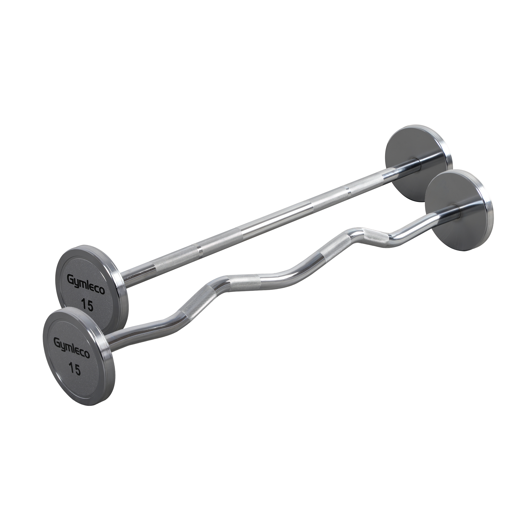 Fixed Barbells in Chrome