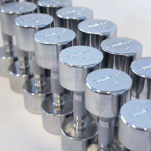 Gymleco Premium Chrome Dumbbells 1-10 kg