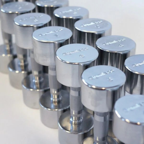 Gymleco Premium Chrome Dumbbells 1-10 kg