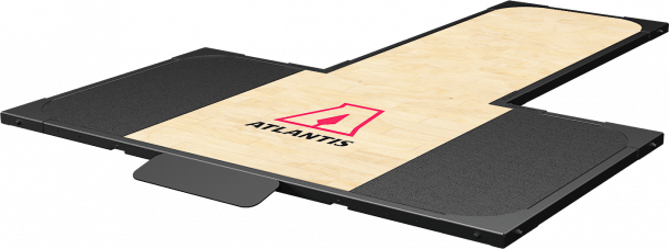 Atlantis Platform With Hardwood Surface (C513 & RS613) - Model B4872