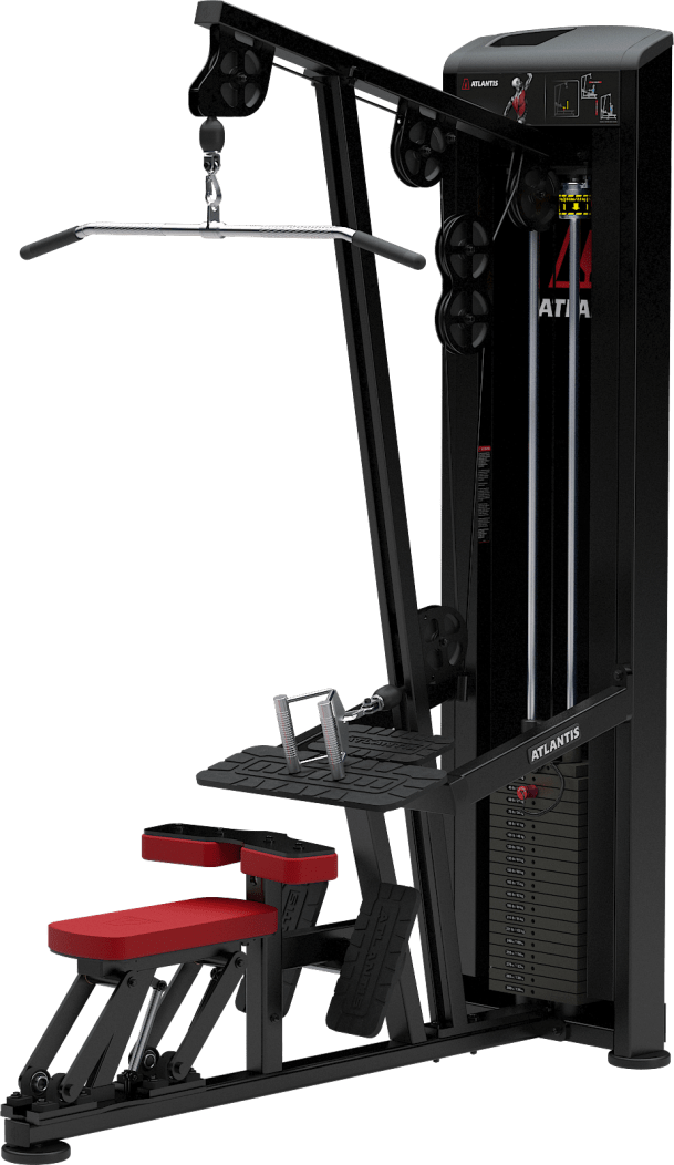 Atlantis Lat Pulldown/ Low Row Combo (Heavy Stack) - Model D438 image 2