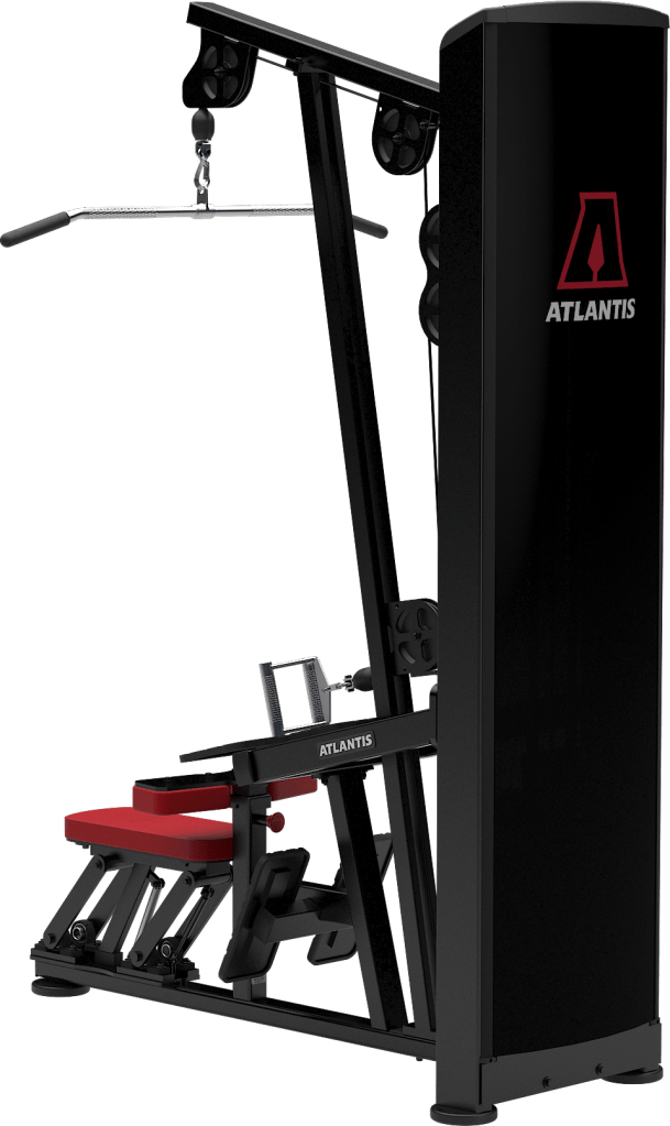 Atlantis Lat Pulldown/ Low Row Combo (Heavy Stack) - Model D438 image 4