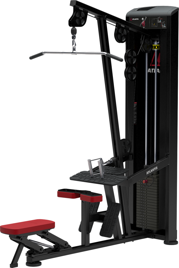Atlantis Lat Pulldown/ Low Row Combo (Heavy Stack) - Model D438 image 3