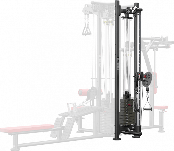 Atlantis Adjustable Dual Pulley Station (NM210 Model) - Model MS14