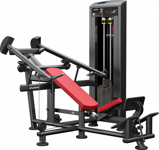 Atlantis Incline Converging Chest Press - Model P143