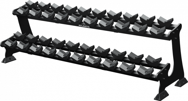 Atlantis Hex Dumbbell Rack (10 Pairs) - Model S287B