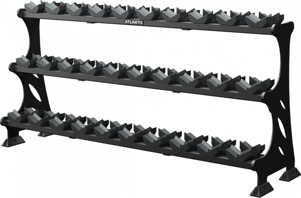 Atlantis Hex Dumbbell Rack (15 Pairs) - Model S289