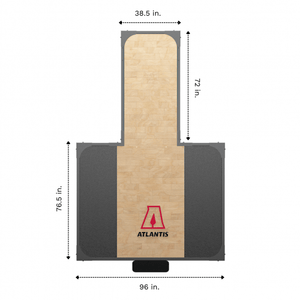 Atlantis Platform With Hardwood Surface (C513 & RS613) - Model B7272 image 2
